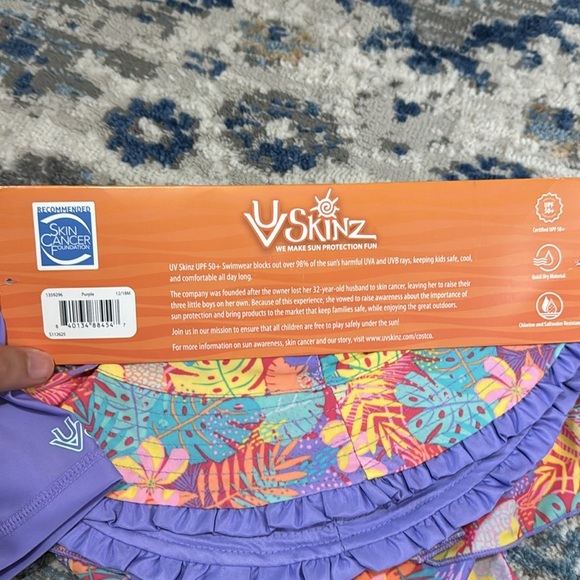 UV SKINZ UPF 50+ Girls 3-Piece Swim Set | (12-18 m - Picture 6 of 6